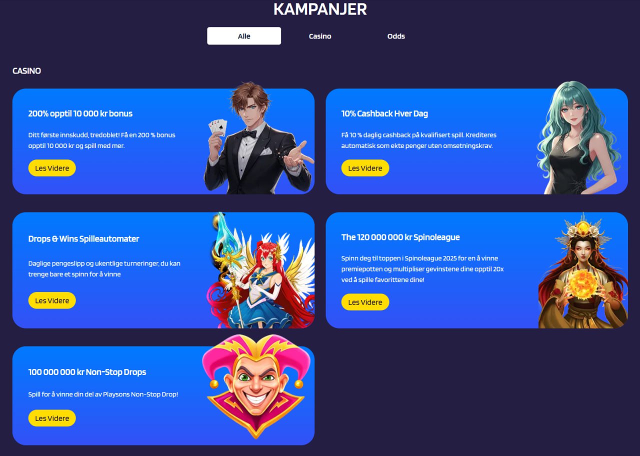Lysa Casino Kampanjer