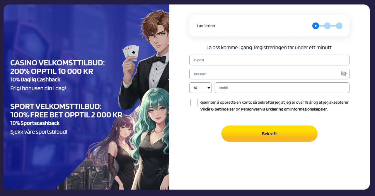 Lysa Casino Registrering